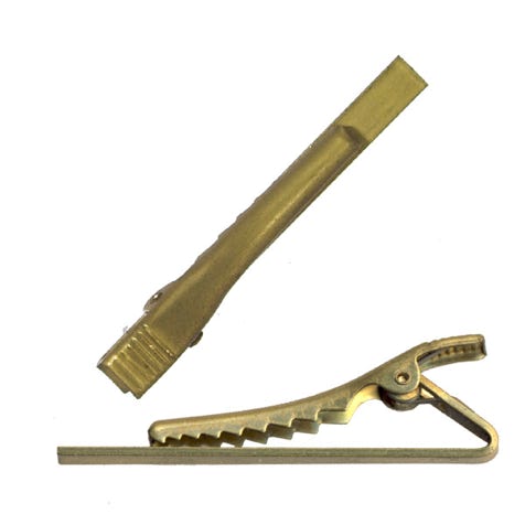 BRASS TIE CLIP